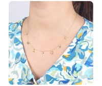 Cutie Silver Necklace SPE-5603-GP